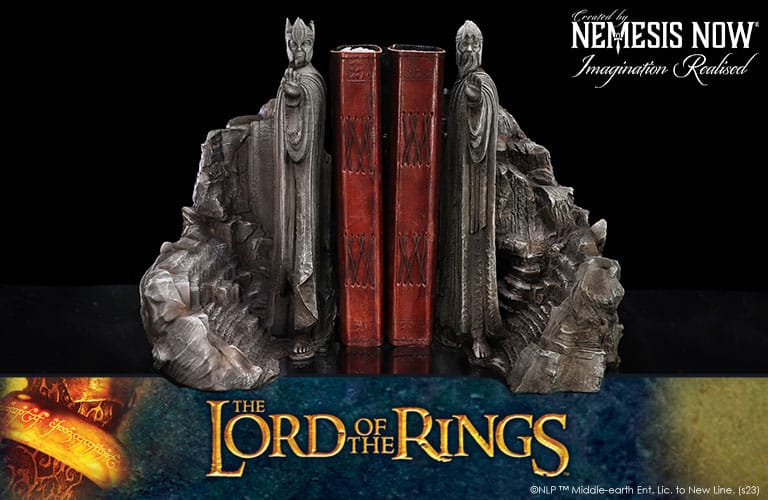 Bookends “Gates of Argonath” – Guardians for your shelf from Lord of the Rings