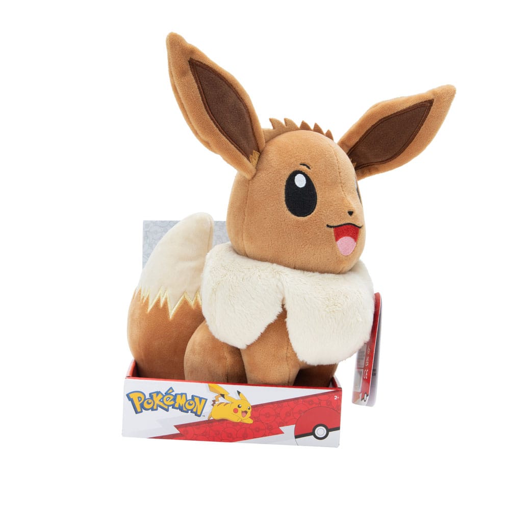 Eevee Smile – Eevee is in a good mood, are you? - Pokémon Plush Figure