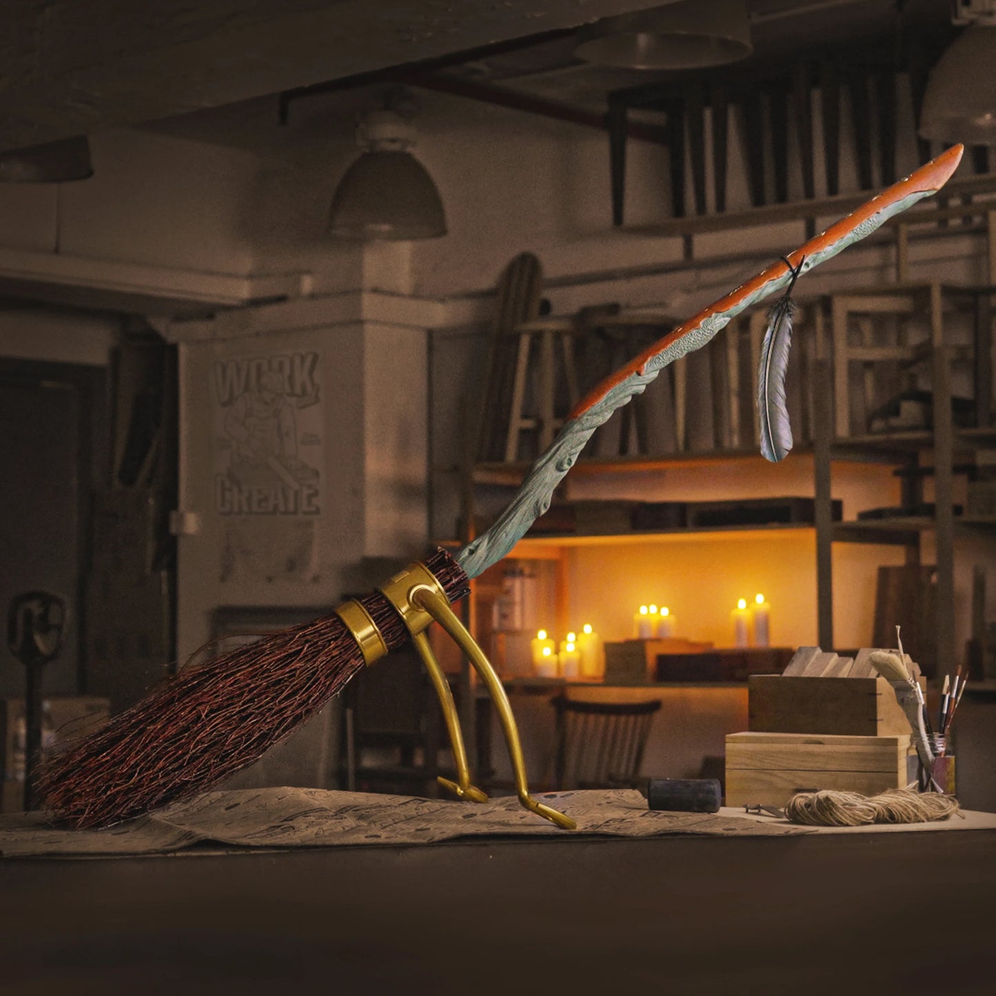 Harry Potter Replica 1/1 Firebolt Broomstick 2022 Edition (Limited)