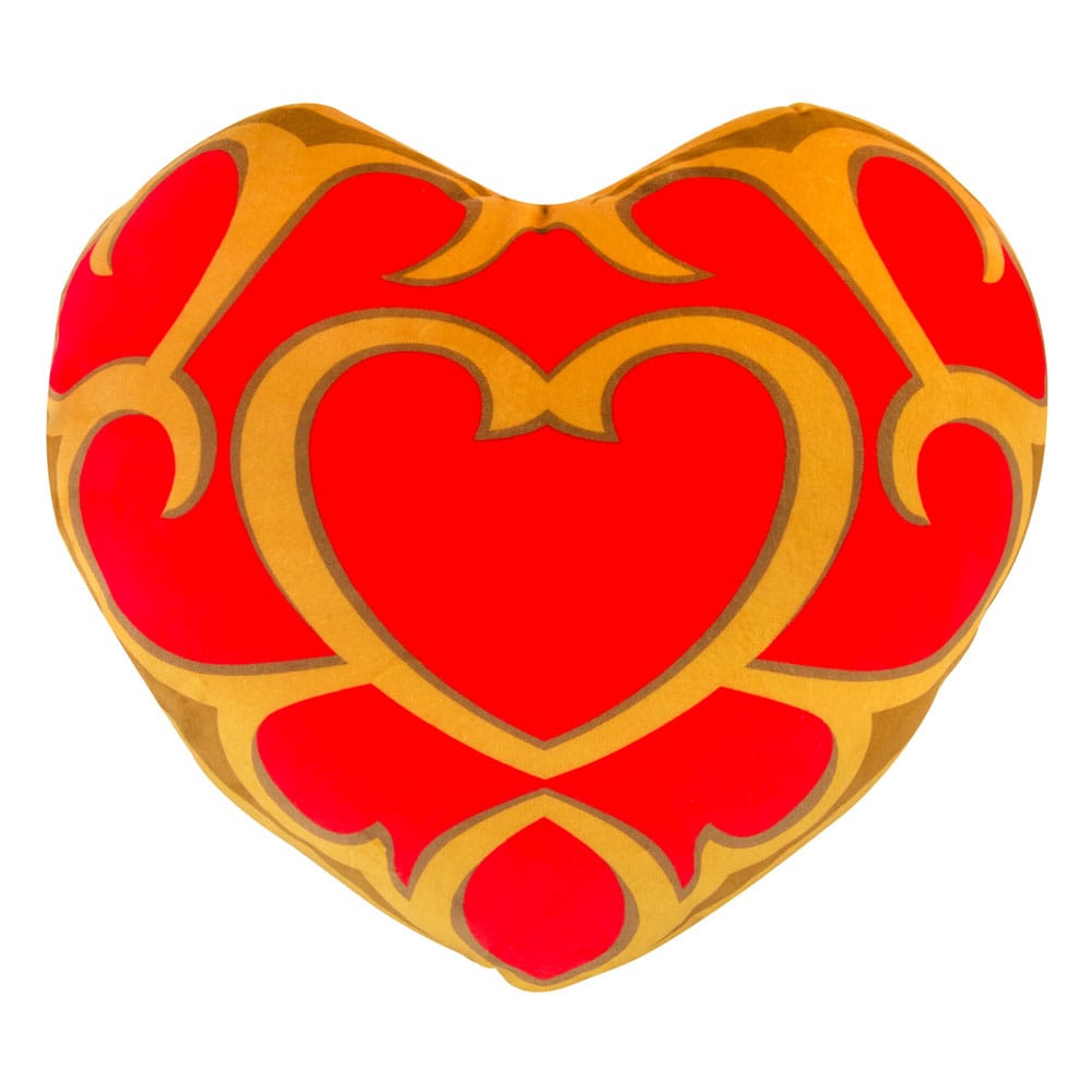 Mega Heart Container plush figure based on The Legend of Zelda, ideal as a gift!