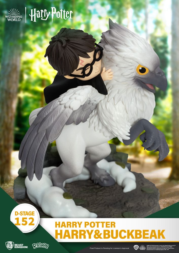 Diorama with heart and hippogriff – Harry & Buckbeak in action!