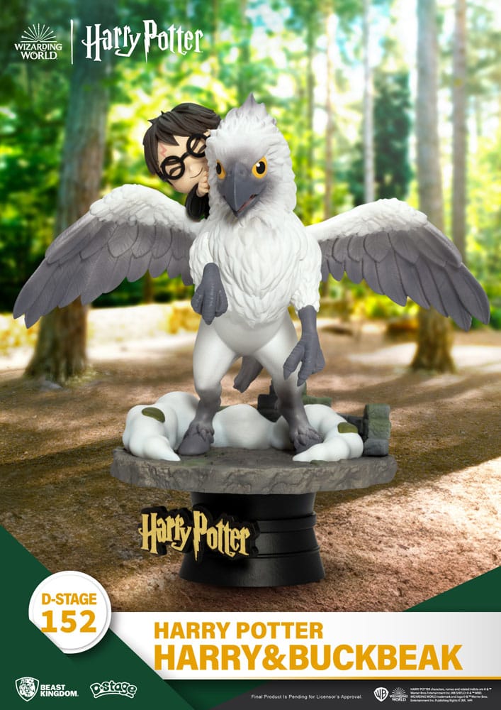Diorama with heart and hippogriff – Harry & Buckbeak in action!