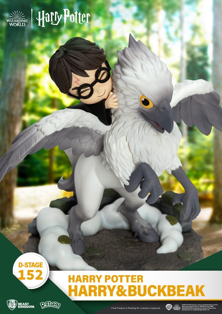 Diorama with heart and hippogriff – Harry & Buckbeak in action!