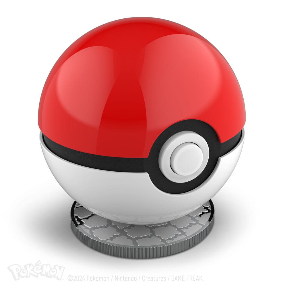 Mini Pokéball – Diecast-Replik mit Licht & Display