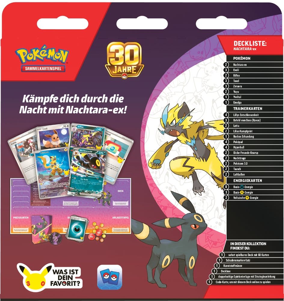 30 Jahre Kampfdeck Tag oder Nacht – Pokémon TCG (Deutsch)