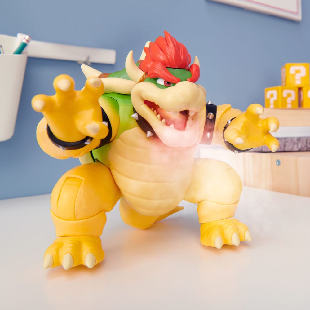 Bowser action figure from the Super Mario Bros. movie