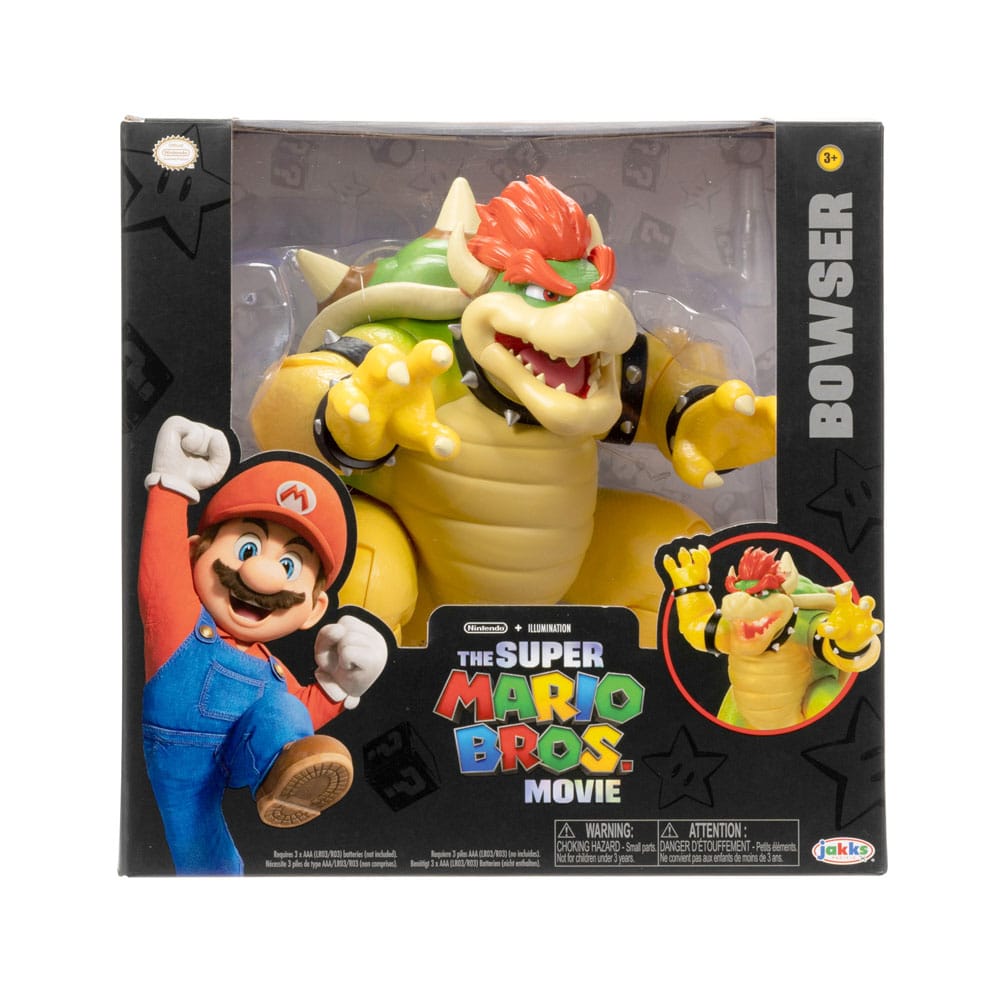 Bowser action figure from the Super Mario Bros. movie