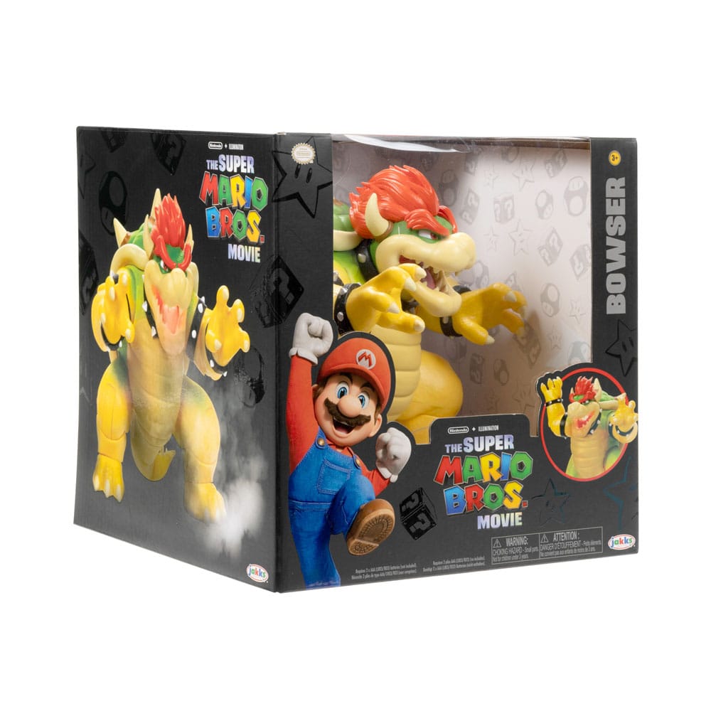 Bowser action figure from the Super Mario Bros. movie