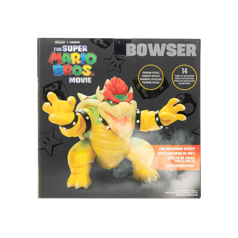 Bowser action figure from the Super Mario Bros. movie