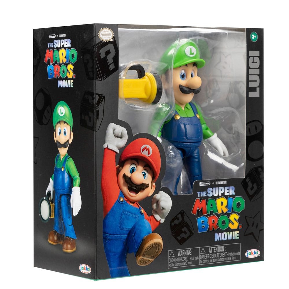 Luigi action figure from the Super Mario Bros. movie