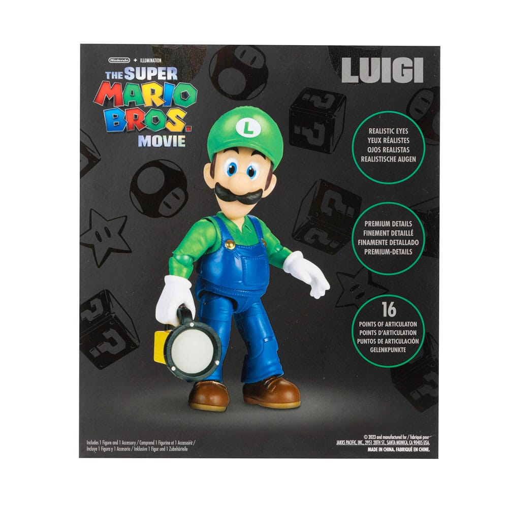 Luigi action figure from the Super Mario Bros. movie