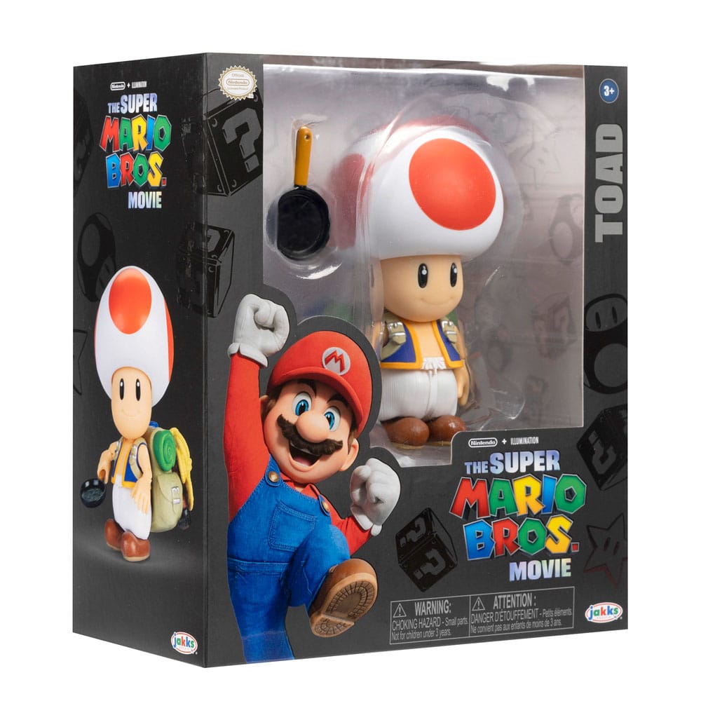 Toad action figure from the Super Mario Bros. Movie