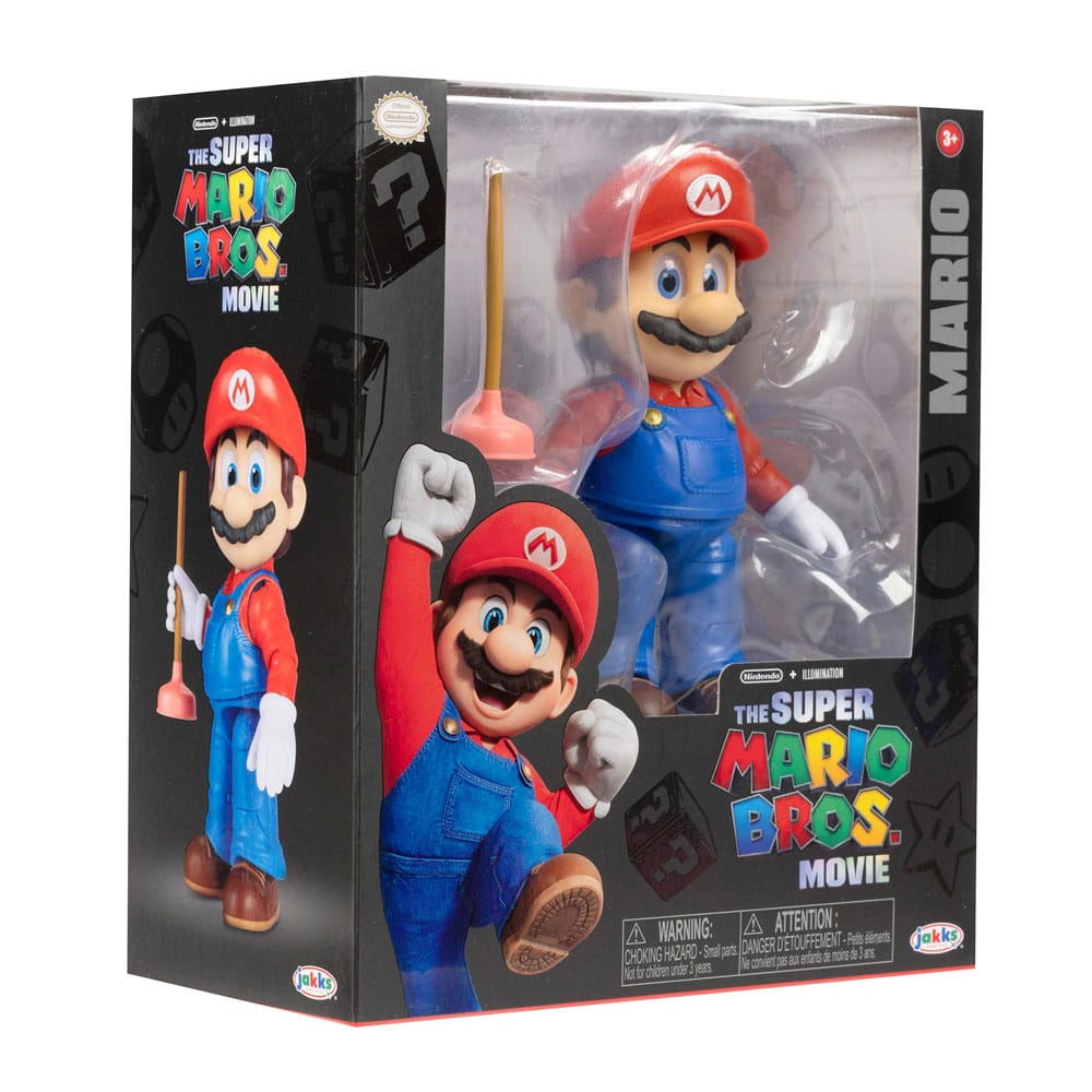 Mario action figure from the Super Mario Bros. movie