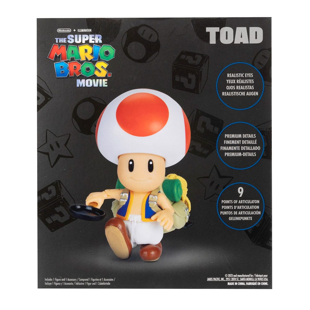 Toad action figure from the Super Mario Bros. Movie