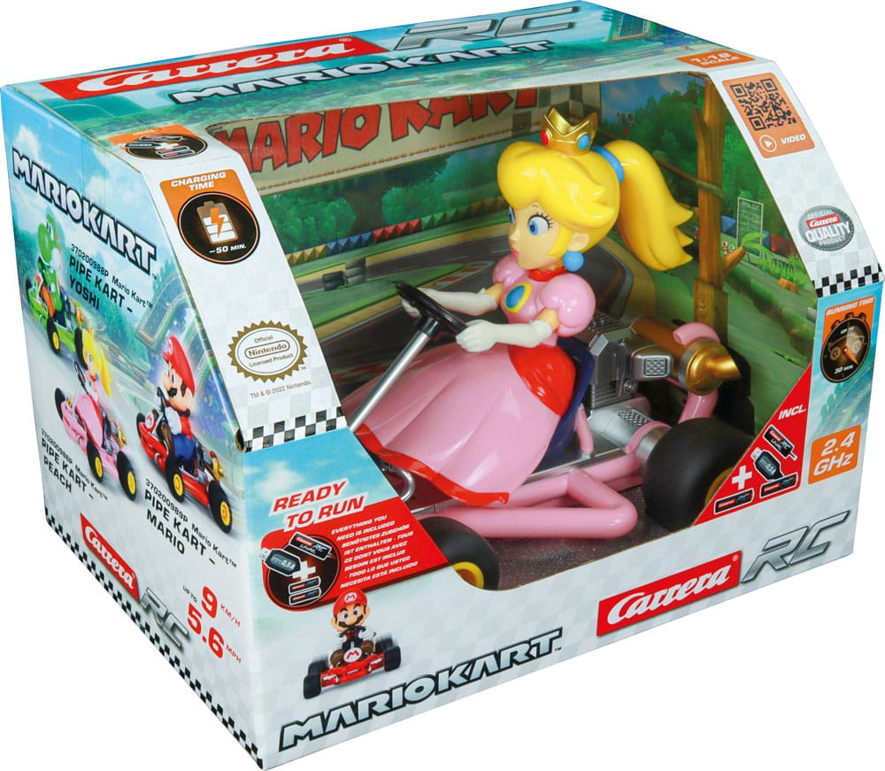 Ferngesteuertes Peach Pipe Kart RC - Düse wie eine Prinezssin 🌟