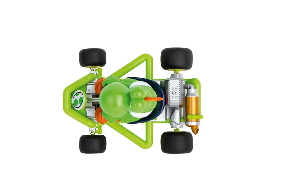 Remote-controlled Yoshi Pipe Kart RC with racing fun in the living room ๐