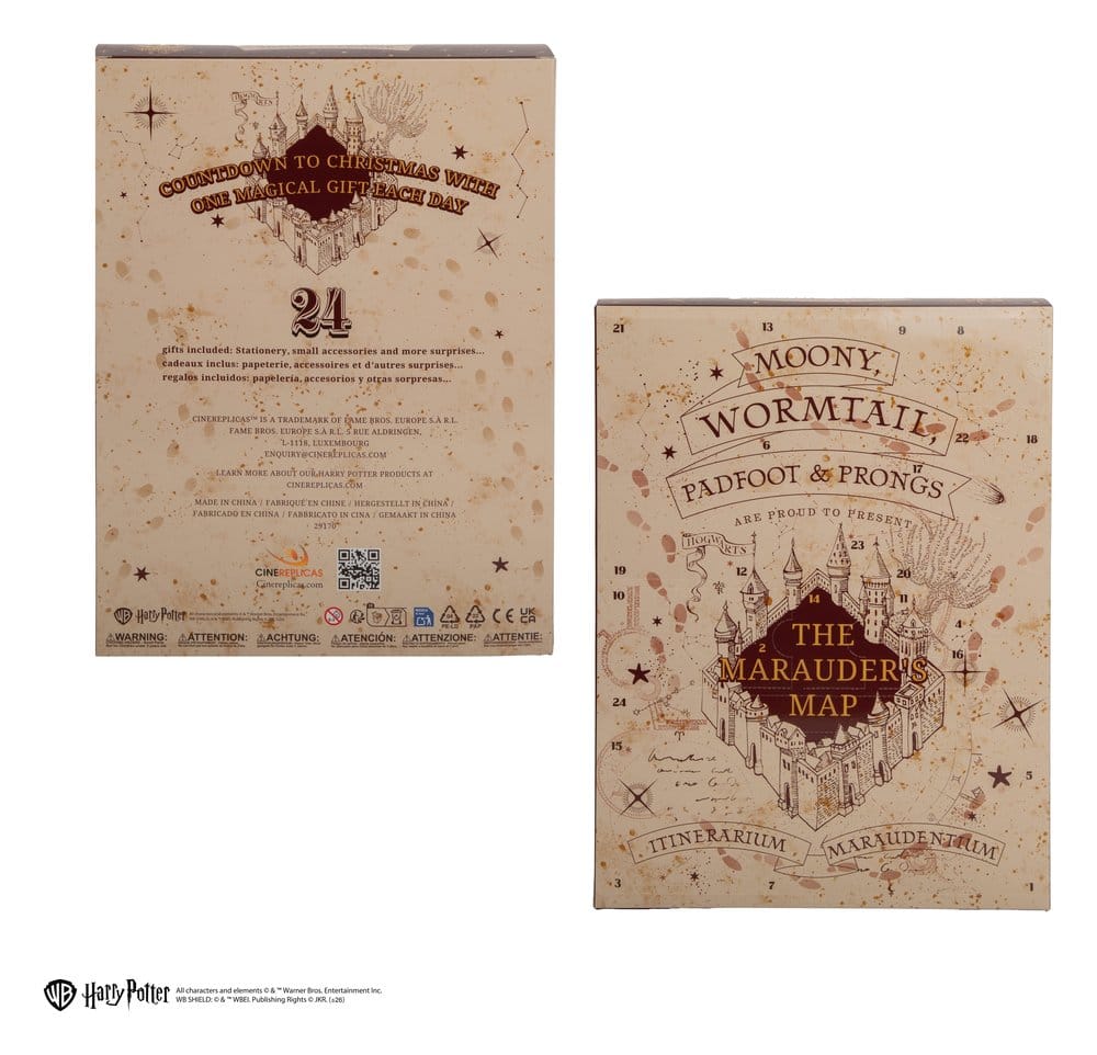 Harry Potter Adventskalender Marauder's Map New Edition 2026