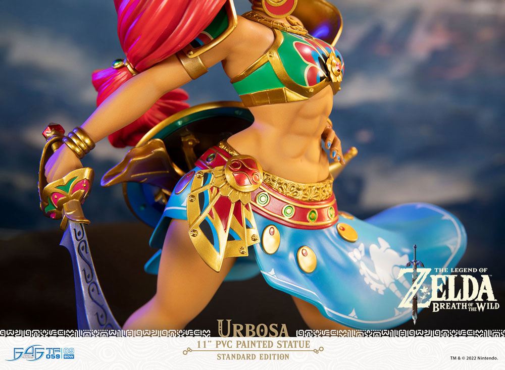 Urbosa Statue from Zelda: Breath of the Wild - PVC Detail Art