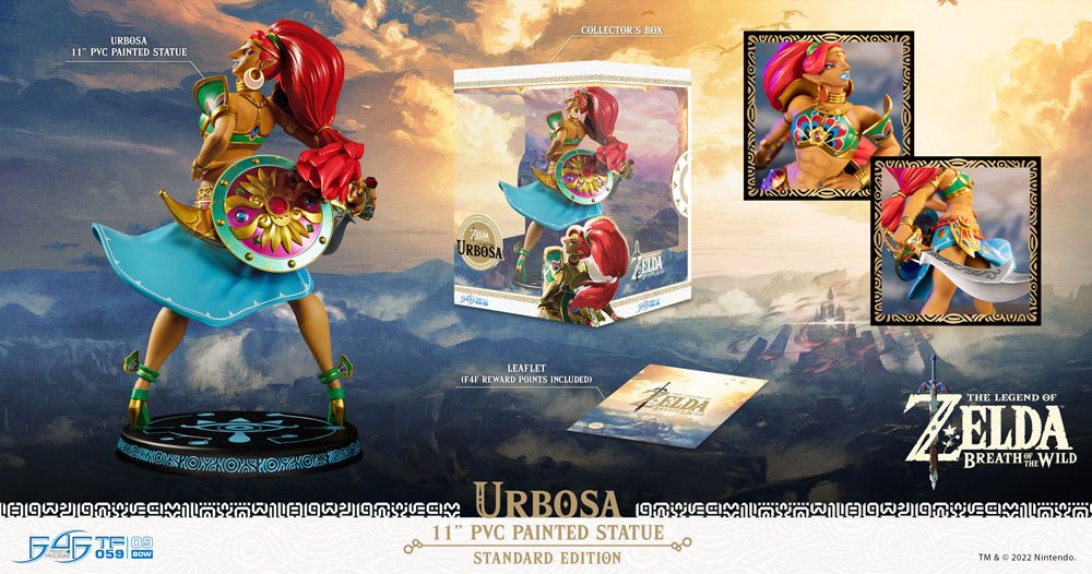 Urbosa Statue from Zelda: Breath of the Wild - PVC Detail Art