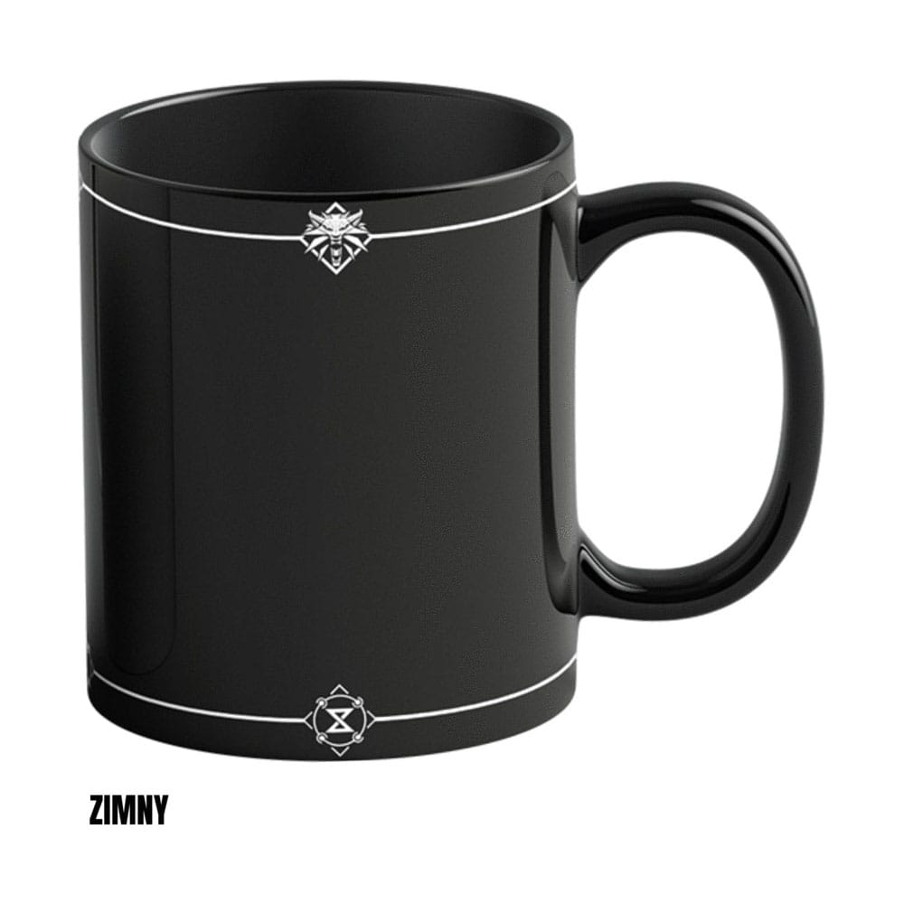 Magische Witcher-Thermotasse Geralt & Ciri mit Wärme-Effekt