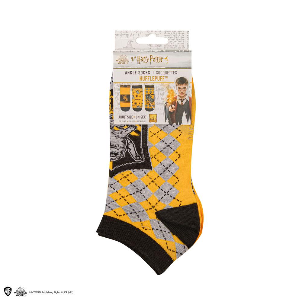 Harry Potter Hufflepuff Knöchelsocken 3er-Set 💛✨
