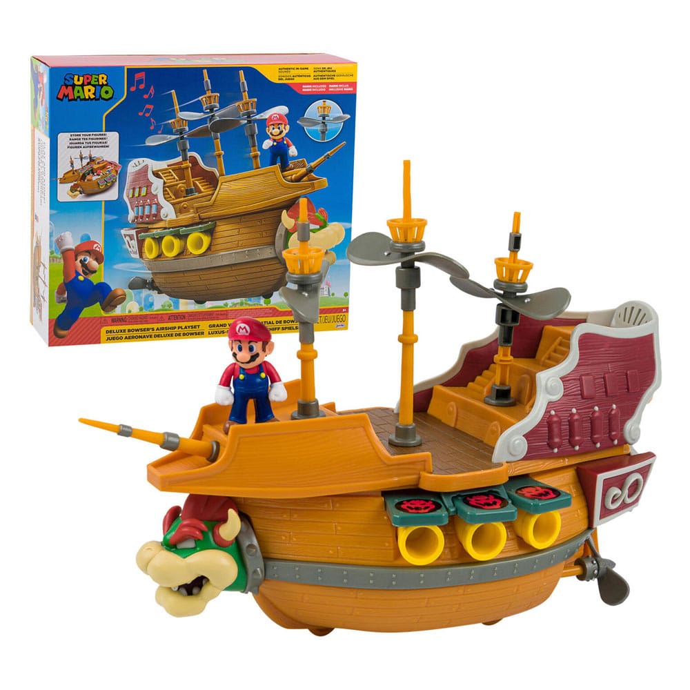 Nintendo Super Mario: Bowser's Airship Deluxe Playset ๐ฐ๐