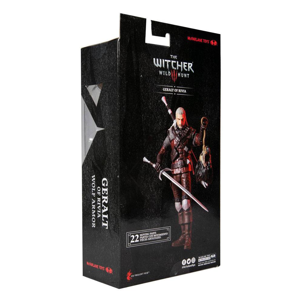 The Witcher 3 Actionfigur Geralt von Riva (Wolfsrüstung) 18 cm