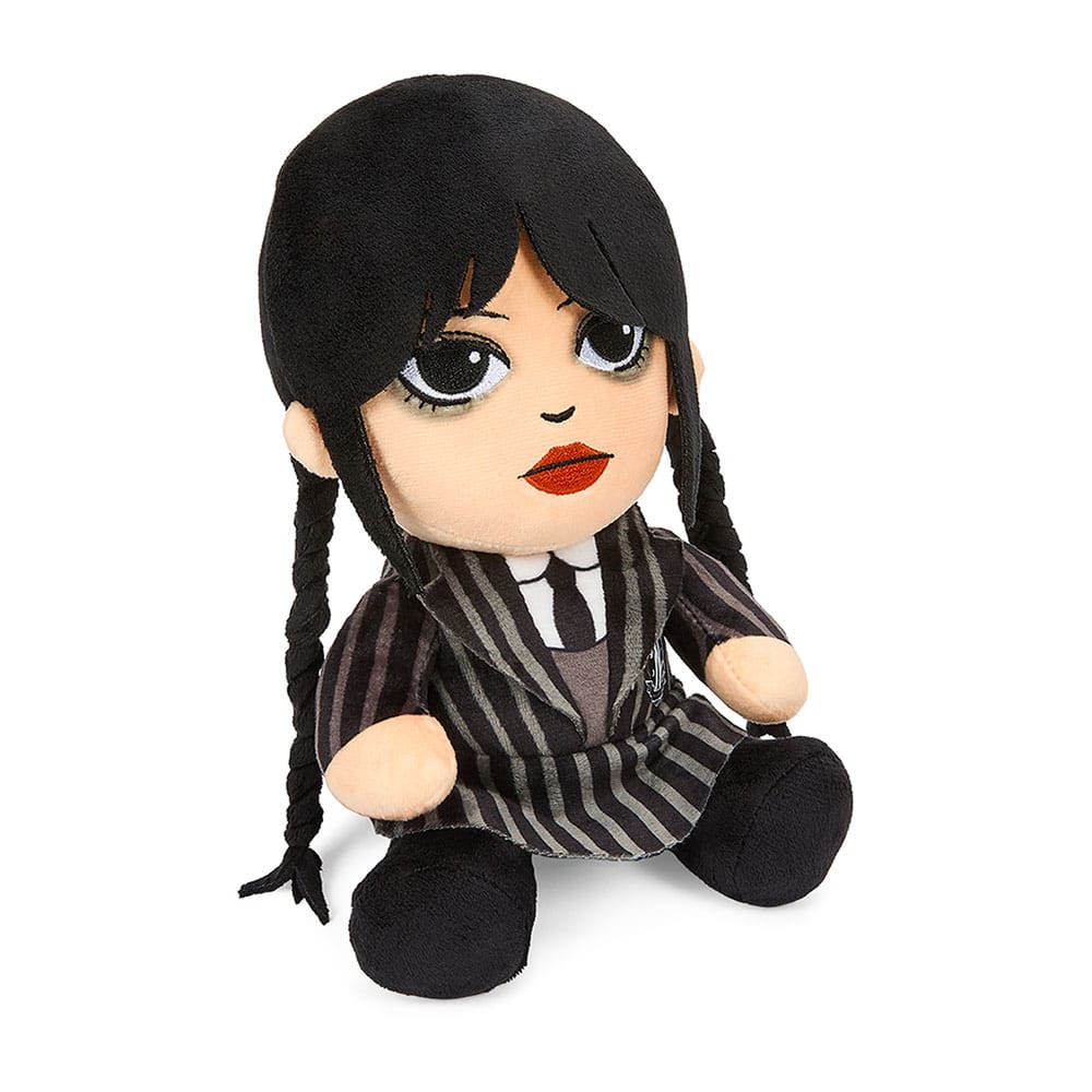 Kuschelige Wednesday Addams Plüschfigur - 20 cm