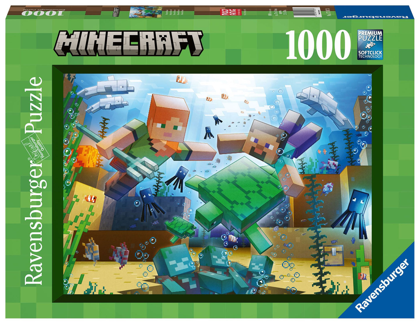Minecraft Mosaik Puzzle - 1000 Teile großes Abenteuer