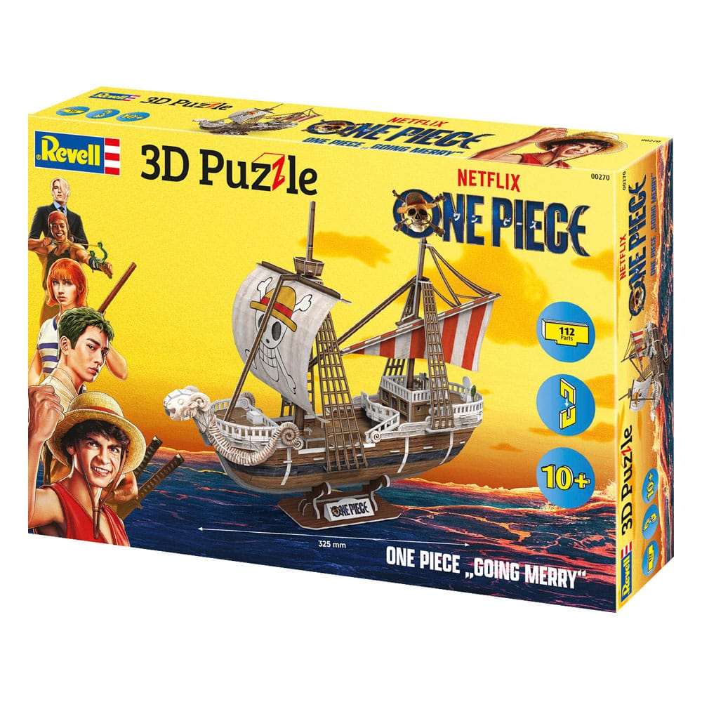 One Piece 3D-Puzzle: Segelschiff „Flying Lamb“