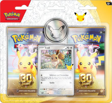 2er-Pack Blister Pokémon TCG 30 Jahre – Jubiläums-Blister (Deutsch)