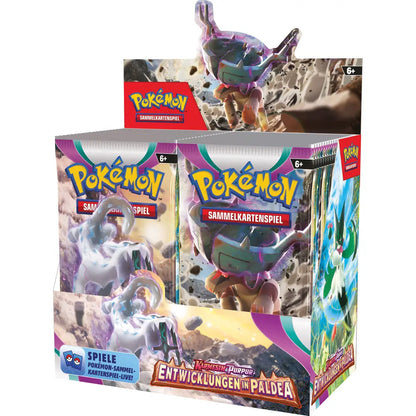 Display Entwicklungen in Paldea – Pokémon TCG Karmesin & Purpur (Deutsch)