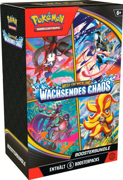 Wachsendes Chaos Boosterbundle – Pokémon Mega-Entwicklung TCG (DE)