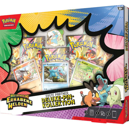 Erhabene Helden Deluxe-Pin-Kollektion – Pokémon Mega-Entwicklung TCG