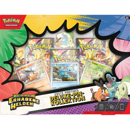 Erhabene Helden Deluxe-Pin-Kollektion – Pokémon Mega-Entwicklung TCG