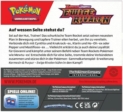 Ewige Rivalen Booster Display 36er – Pokémon Karmesin & Purpur TCG