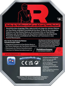 Ewige Rivalen Tin-Box Team Rockets Mewtu-ex – Pokémon Karmesin & Purpur TCG