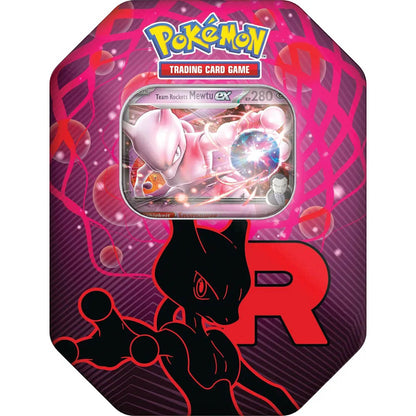 Ewige Rivalen Tin-Box Team Rockets Mewtu-ex – Pokémon Karmesin & Purpur TCG