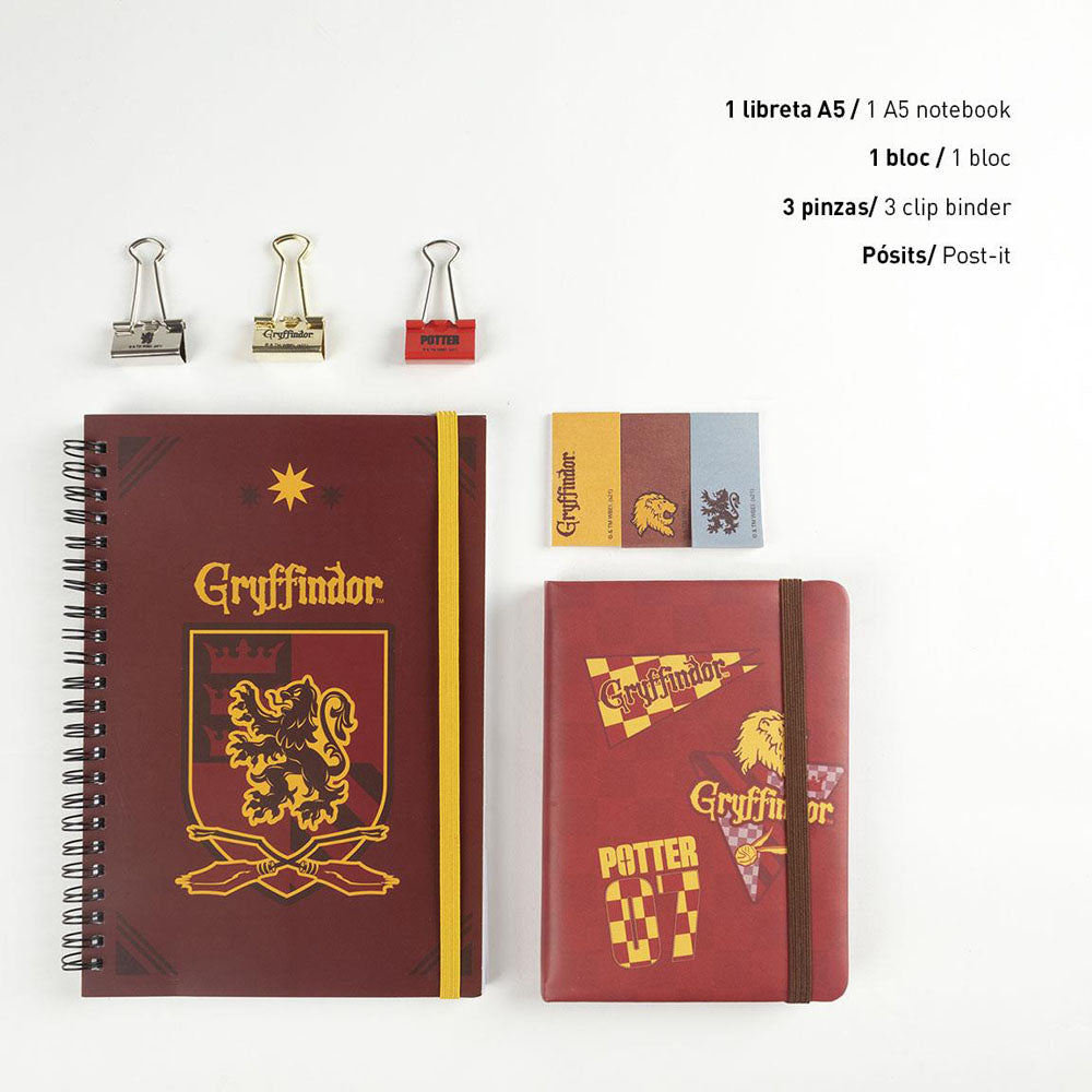 Gryffindor Writing Set – Magical Notes like in Harry Potter
