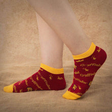 Magiczne skarpetki Gryffindor do kostki – zestaw 3 szt. ❤✨