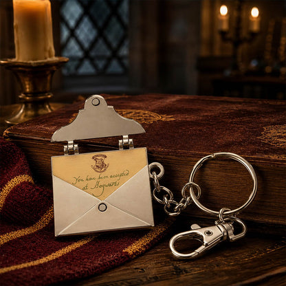 Harry Potter Keychain Hogwarts Letter Metal