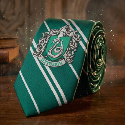 Stylish Slytherin tie for real wizards 🧙‍♂️💚
