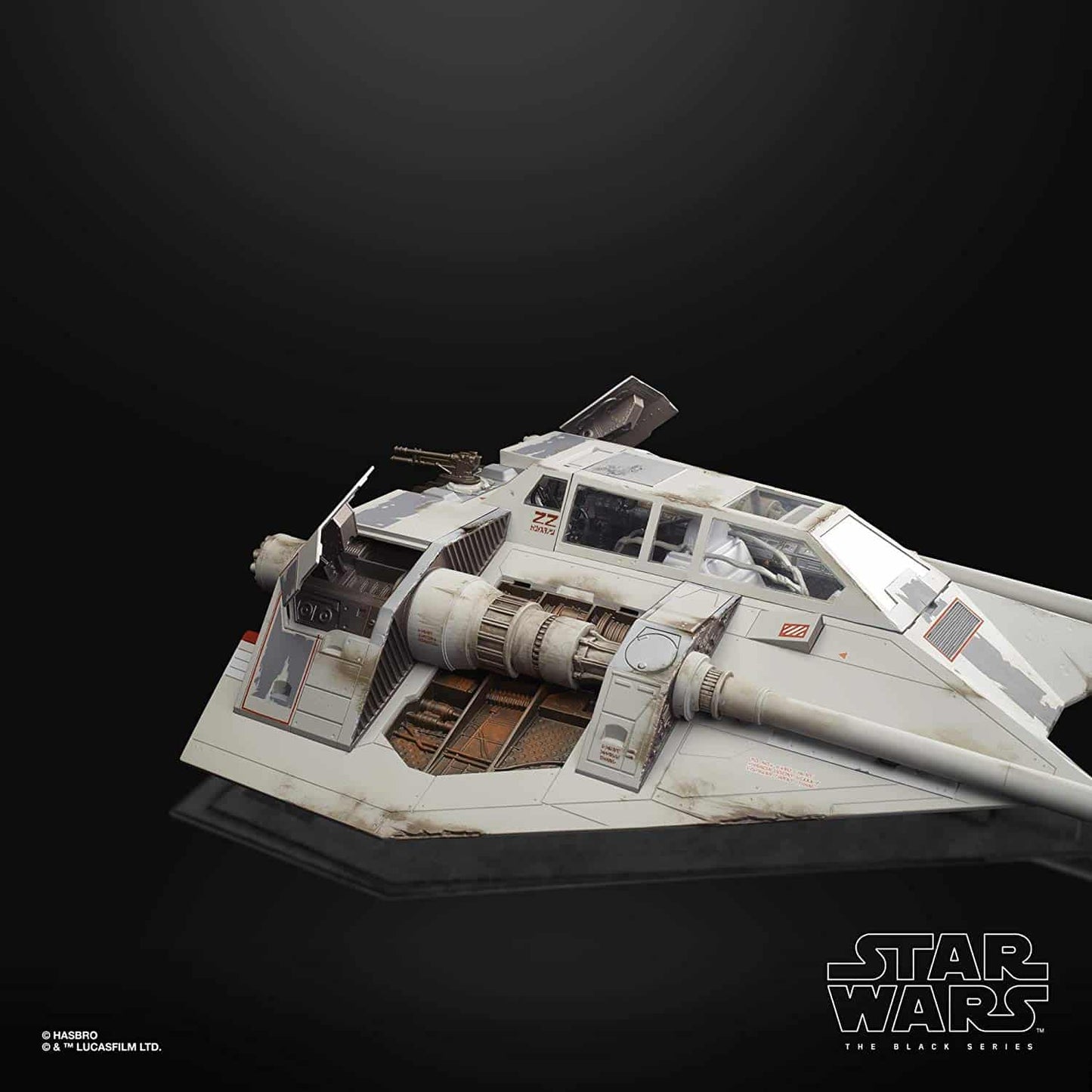 Snowspeeder und Actionfigur aus Star Wars - The Black Series 3 (Red Line)
