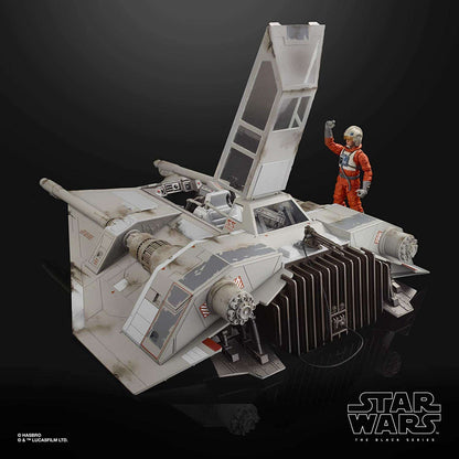 Snowspeeder und Actionfigur aus Star Wars - The Black Series 3 (Red Line)
