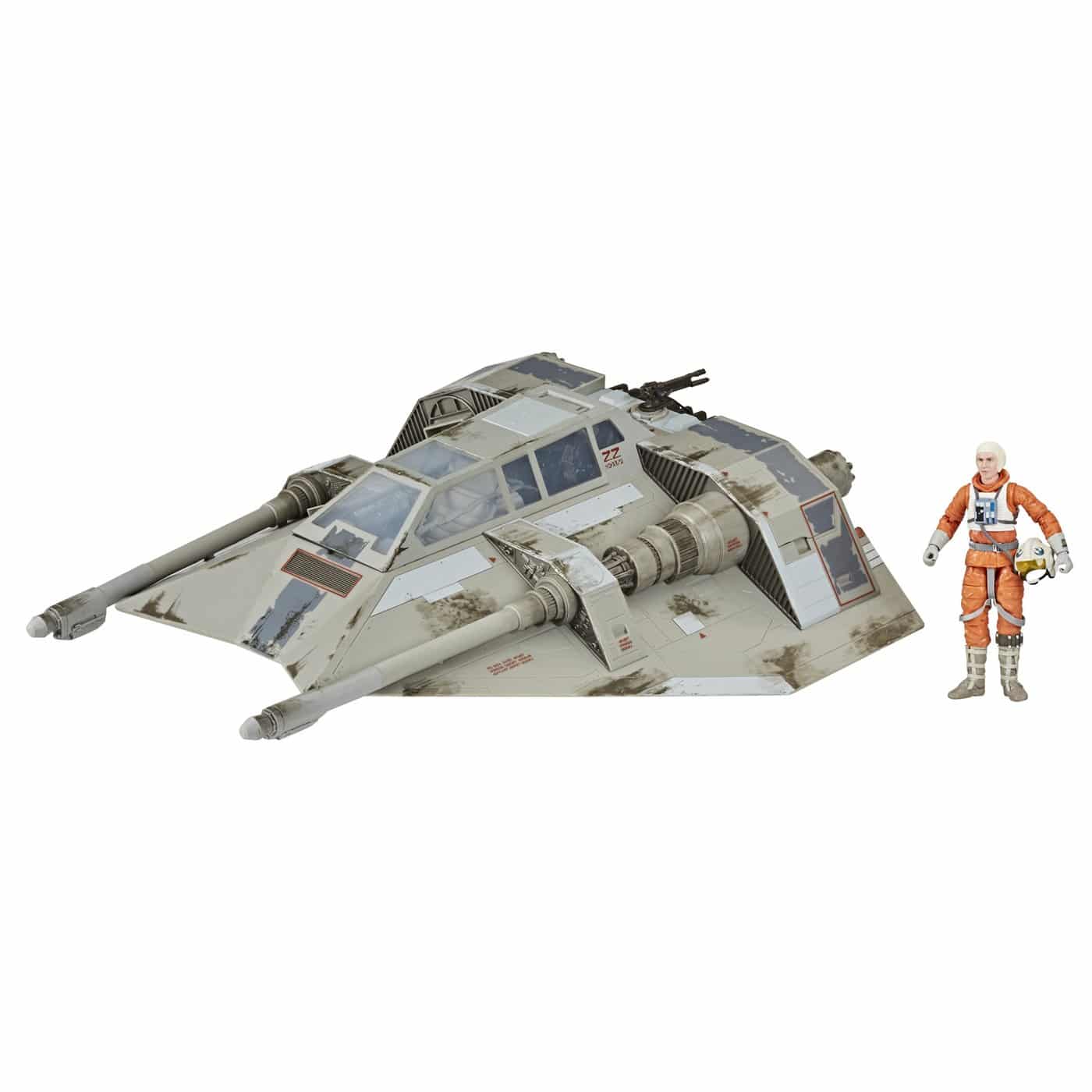 Snowspeeder und Actionfigur aus Star Wars - The Black Series 3 (Red Line)