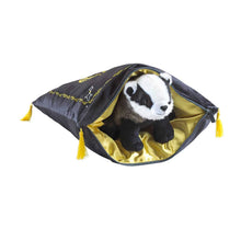 Hufflepuff cuddly pillow with plush figure – house pride to cuddle