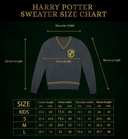 Hufflepuff Knit Sweater – Magical comfort with house pride