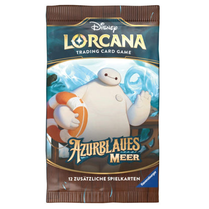 Azurblaues Meer Boosterpack – Disney Lorcana TCG (Deutsch)