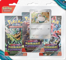 Maskerade im Zwielicht Drei-Boosterpack-Blister – Pokémon Karmesin & Purpur TCG (DE)