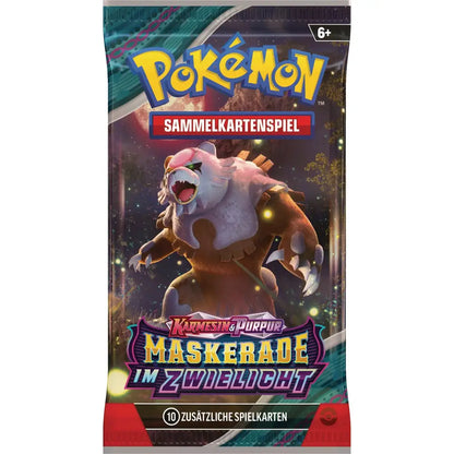 Maskerade im Zwielicht Boosterpack – Pokémon Karmesin & Purpur TCG
